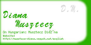 diana musztecz business card